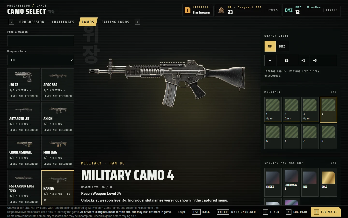 Camo select